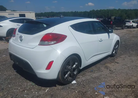 2016 Hyundai Veloster из США, поврежденный, VIN KMHTC6AD2GU250038